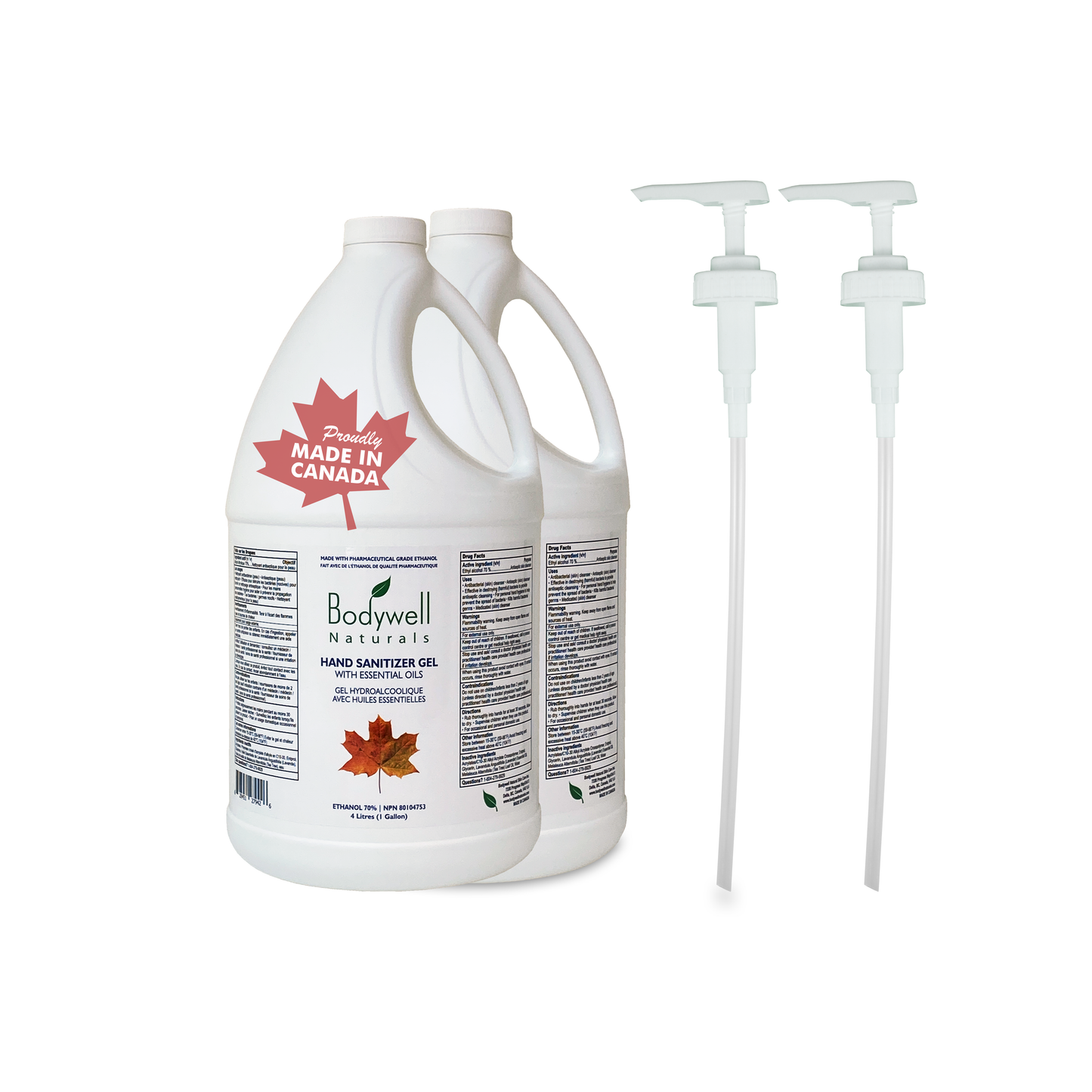 Hand Sanitizer Gel with Essential Oil (4000mL x 2) with pump